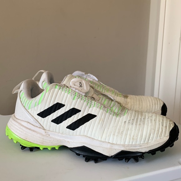 adidas gazelle silver green womens adidas Women's Adicross Retro Golf Shoes, White Black / 10 / Medium